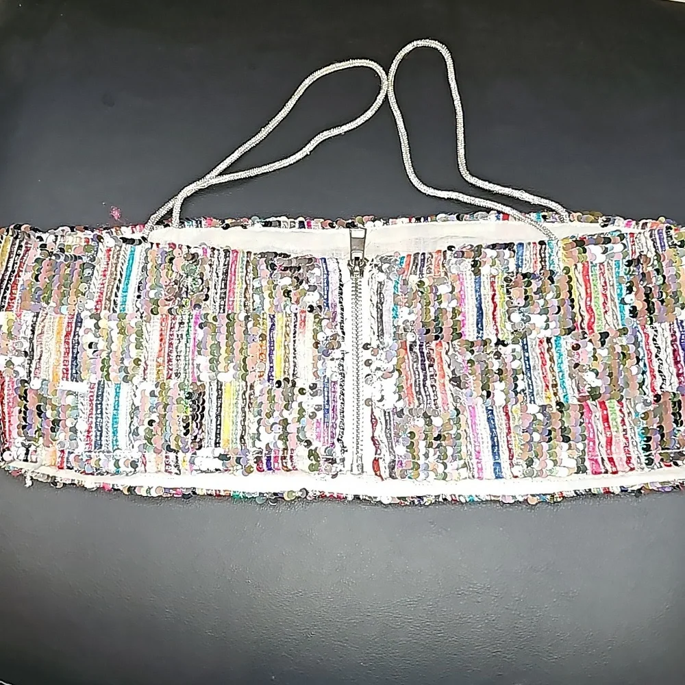 Nasty Gal Sequined Checkerboard Camisole (6) - Picture 4 of 6